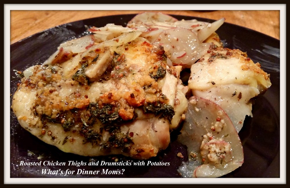 roasted-chicken-thighs-and-drumsticks-plated